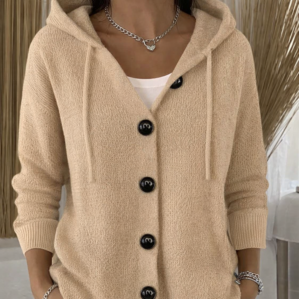 💖PROMOZIONE ULTIMO GIORNO - 50% DI SCONTO 💖Cardigan a maniche lunghe da donna in tinta unita