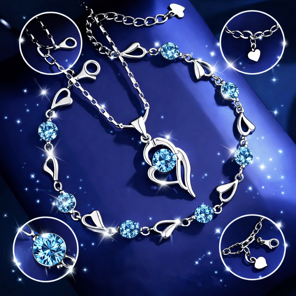 Zefira- Set Collana più bracciale