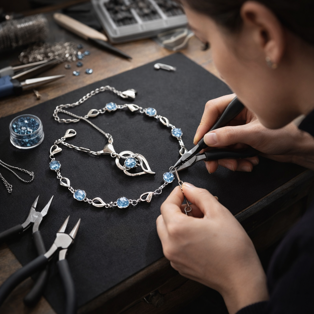 Zefira- Set Collana più bracciale